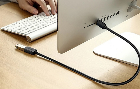 Ugreen Kabelverlängerungskabel USB 3.0 (weiblich) - USB 3.0 (männlich) Adapter 1m schwarz (10368)