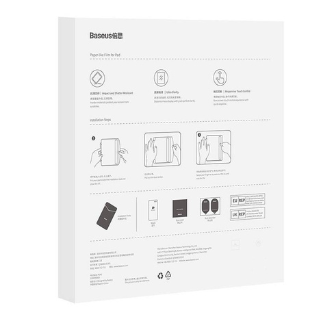 Szkło Hartowane APPLE IPAD PRO 12.9 (3gen / 4gen / 5gen) Baseus Corning Clear