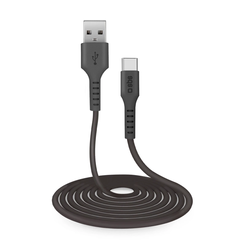 SBS TECABLETC3MTK USB-A - USB-C Cable 3m - Black
