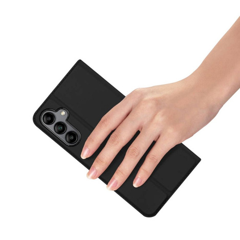 Dux Ducis Skin Pro etui do Samsung Galaxy A34 5G pokrowiec z klapką portfel na kartę podstawka czarne