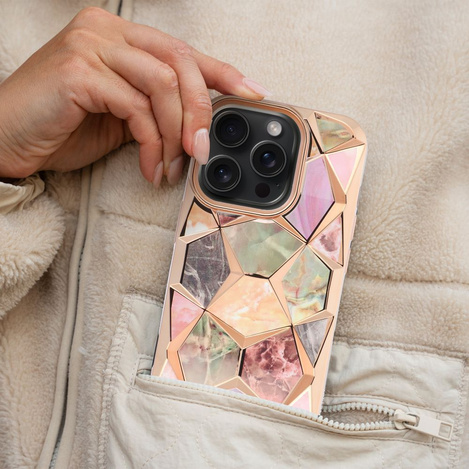 Futerał TWINKI do IPHONE 15 PRO MAX złoty