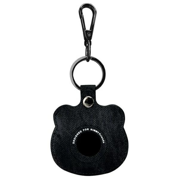 Nimmy Zestaw 3w1 torebka na telefon + portfel + etui na lokalizator czarny/black Big Eyed Pet 2.0 Panda