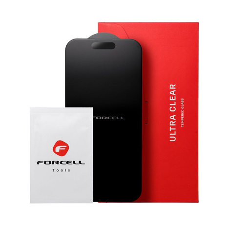 Szkło Hartowane Forcell Matt Glass - do Iphone XS Max / 11 Pro Max czarny