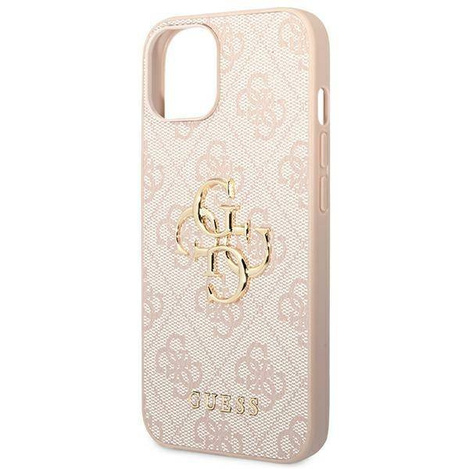 Guess 4G Big Metal Logo - Etui iPhone 14 (różowy)