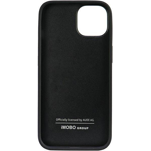 Audi Echtleder iPhone 12/12 Pro 6,1&quot; schwarz/schwarz Hardcase AU-TPUPCIP12P-Q8/D1-BK