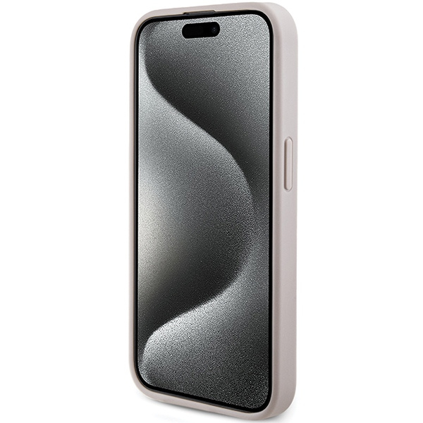 Oryginalne Etui GUESS Hardcase GUHMP14XG4GFRP do iPhone 14 Pro Max (Kompatybilny z Magsafe / 4G Ring classic logo / różowy)