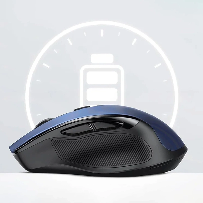 Ugreen MU006 optische kabellose USB-Maus 2,4 GHz 4000 DPI – blau