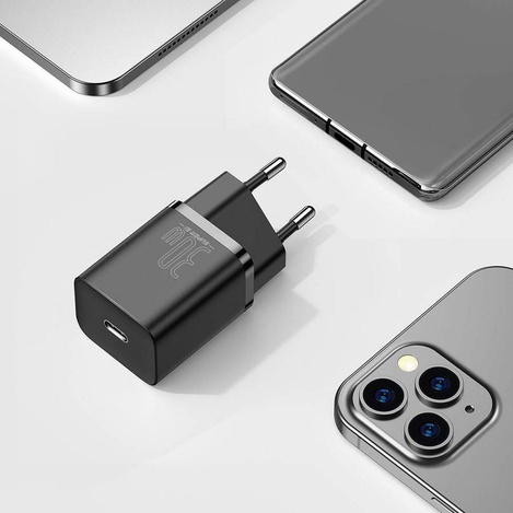 ŁAD SIEC BASEUS SUPER SI QC 1C 30W CZARNA/BLACK