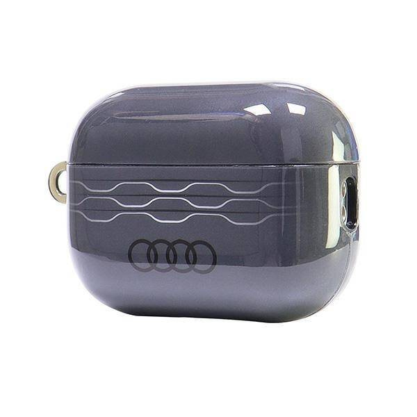 Original Case APPLE AIRPODS PRO 2 Audi IML Geometric Pattern Cover (AU-IMLAPP2-A6/D3-GY) gray
