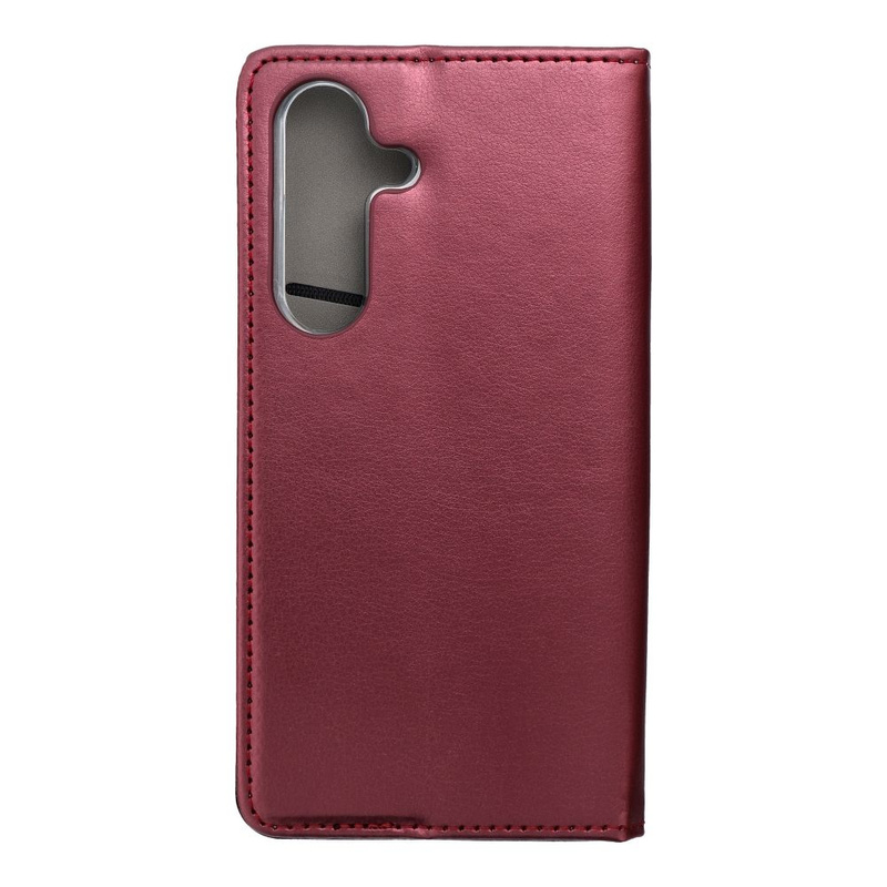 Kabura SMART MAGNETO do SAMSUNG S25 burgundowy
