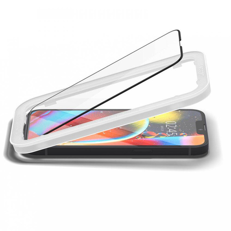 Spigen szkło hartowane ALM Glass FC 2-pack do iPhone 13 / 13 Pro czarne