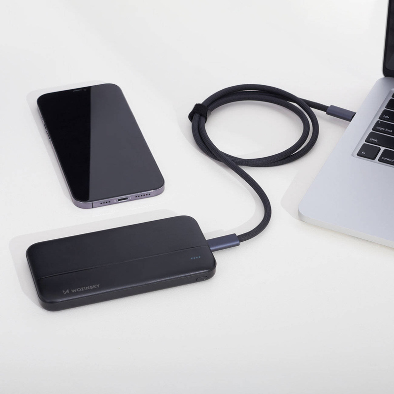 Wozinsky powerbank 10000mAh 2 x USB black (WPBBK1)