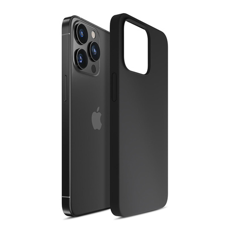Hülle für iPhone 14 Pro Max Serie 3mk Silikonhülle - schwarz
