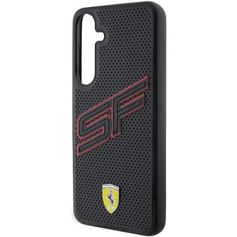 Oryginalne Etui FERRARI hardcase Big SF Perforated FEHCS24MPINK do Samsung Galaxy S24 Plus Czarny