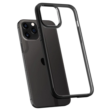 Etui IPHONE 12 / 12 PRO Spigen Ultra Hybrid Matte czarne