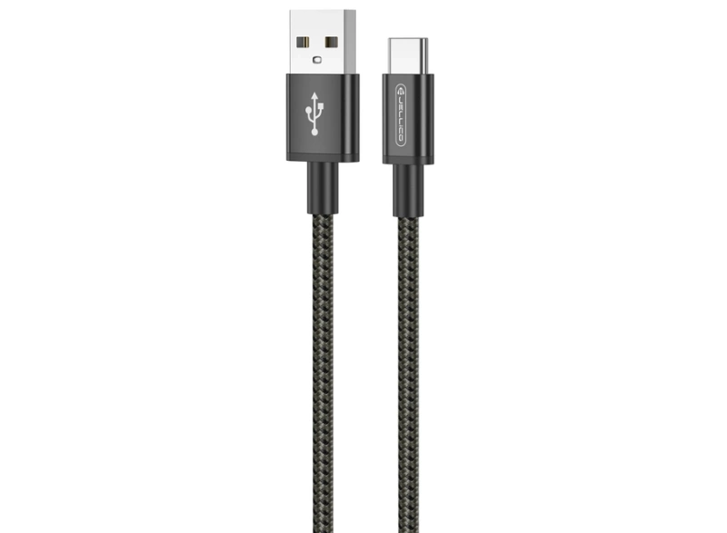 JELLICO kabel B28 USB-C 3.1A 0.3M Czarny