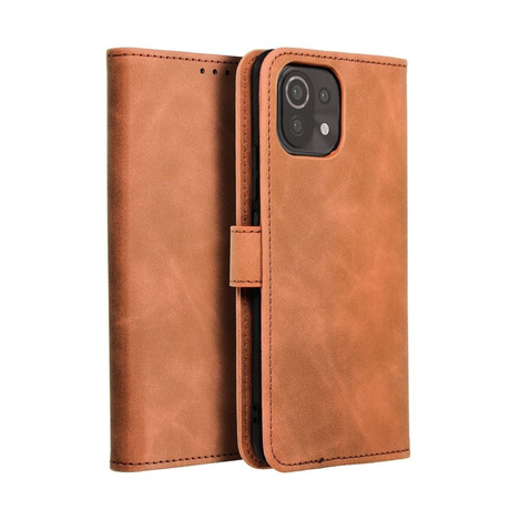 Kabura TENDER Book do XIAOMI Mi 11 Lite 5G / Mi 11 Lite LTE ( 4G ) / Mi 11 Lite NE brązowy