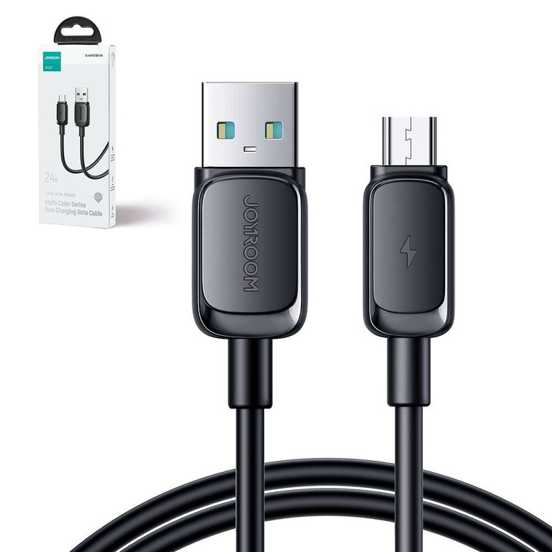 Micro-USB-Kabel – USB 2,4 A 2 m Joyroom S-AM018A14 - Schwarz