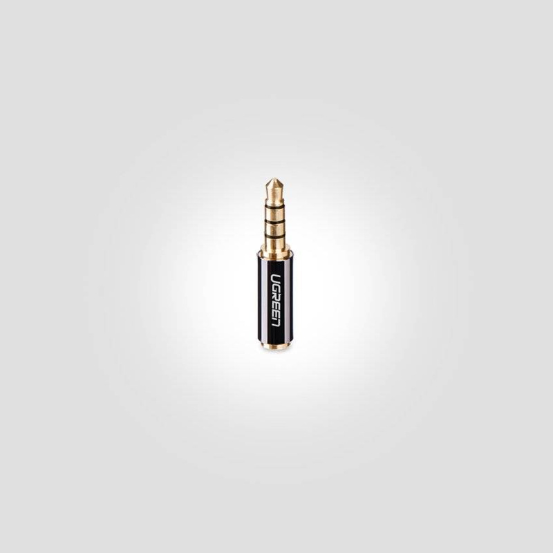 Ugreen adapter przejściówka z 2,5 mm (żeński) micro jack na 3,5 mm mini jack (męski) czarny (20502)