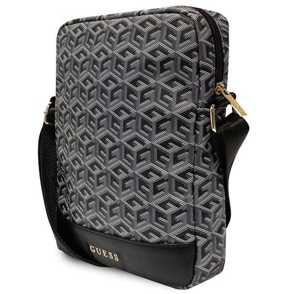 Guess Bag GUTB10HGCFSEK 10" schwarz/schwarze GCube Stripe Tablet-Tasche