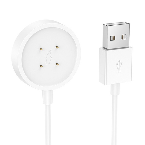 HOCO kabel do ładowania smartwatcha Y24 0,6 m biały