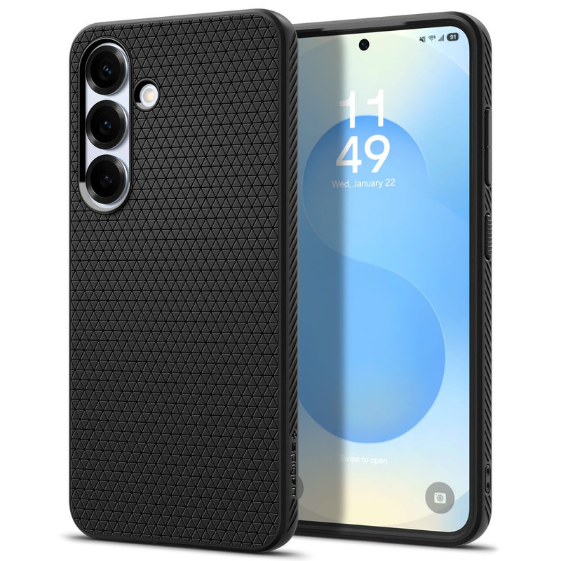 Spigen nakładka Liquid Air do Samsung Galaxy S25+ Matowa Czarna