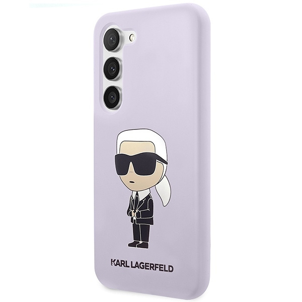 Karl Lagerfeld Silicone NFT Ikonik - Etui Samsung Galaxy S23+ (fioletowy)