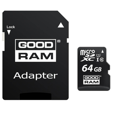 Karta pamięci GOODRAM 64GB CL10 + Adapter