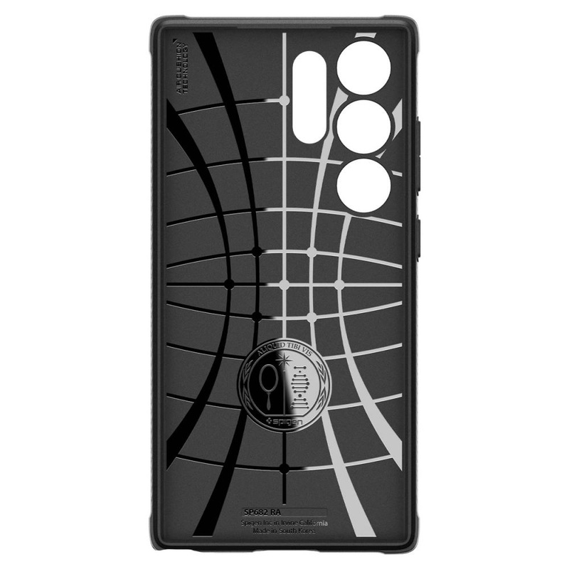 Spigen Rugged Armor Hülle für Samsung Galaxy S24 Ultra – mattschwarz