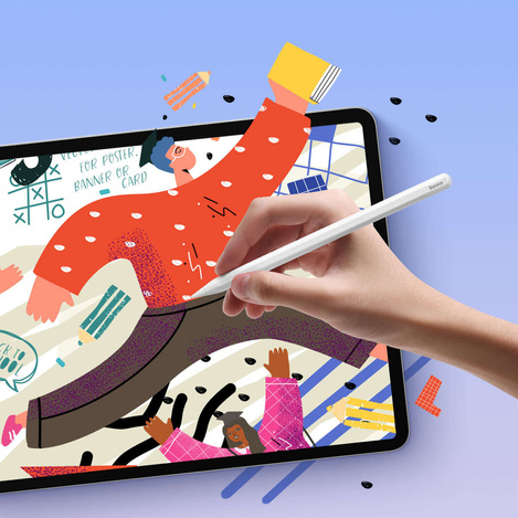 Aktiver Stift für iPad Baseus Smooth Writing 2 SXBC060002 – weiß