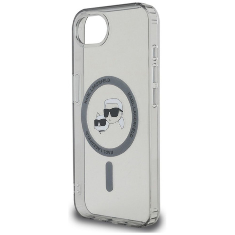 KARL LAGERFELD futerał do IPHONE 16e (SE 4 2025) kompatybilny z MagSafe KLHMPSE4HLSKCK (IML Metal KC Heads) czarny