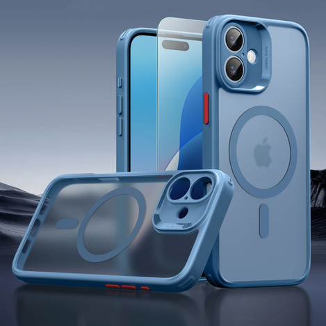 ESR CLASSIC PRO SET HALOLOCK MAGSAFE IPHONE 16 FROSTED BLUE