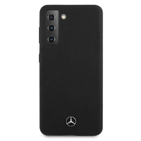 Etui Mercedes Silicone Line na Samsung Galaxy S21 - czarne