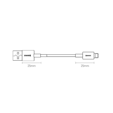 Baseus Superior kabel USB - Lightning 2,4A 2 m Niebieski (CALYS-C03)
