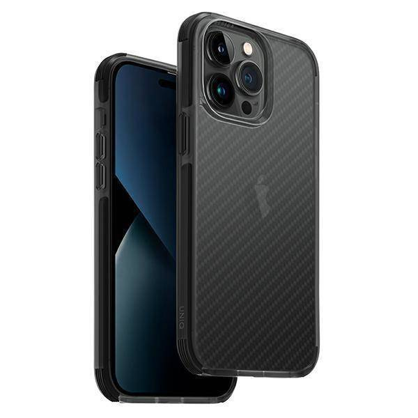 UNIQ etui Combat iPhone 14 Pro 6,1" czarny/carbon black