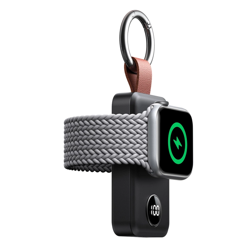 Joyroom powerbank bezprzewodowy 2000mAh 3W do Apple Watch czarny (JR-WQW01)