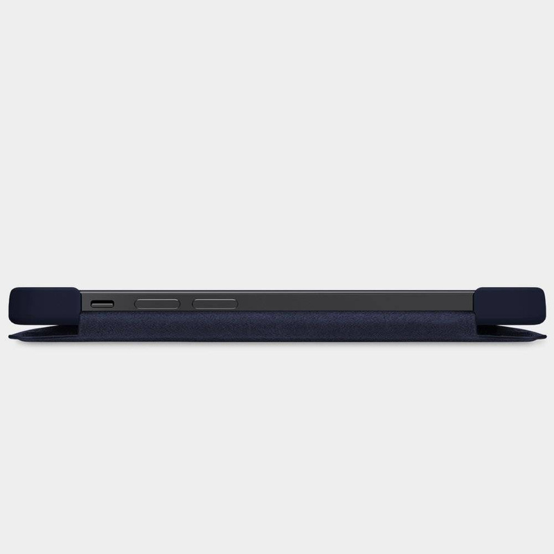 Nillkin Qin skórzana kabura etui iPhone 12 Pro Max brązowy
