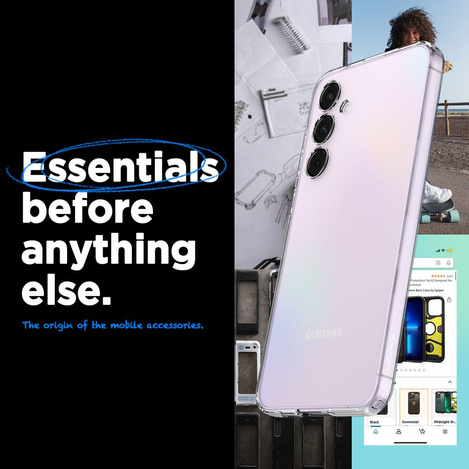 Etui SAMSUNG GALAXY A55 5G Spigen Liquid Crystal transparentne
