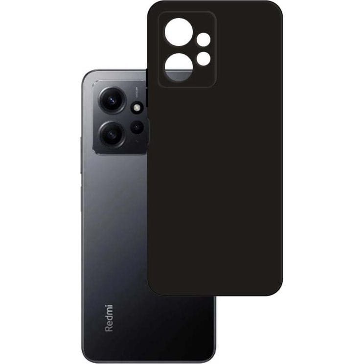 Hülle für Xiaomi Redmi Note 12 aus der 3mk -Serie Matt Case - schwarz