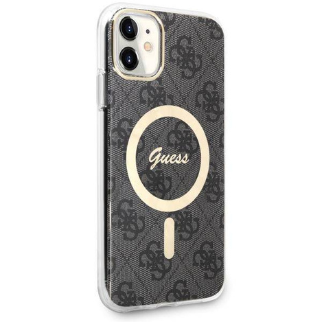 Guess GUHMN61H4STK iPhone 11 6.1" black/black hardcase 4G MagSafe