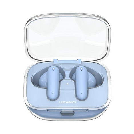 USAMS Słuchawki Bluetooth 5.3 TWS BE series earbuds bezprzewodowe niebieski/blue US-BE16