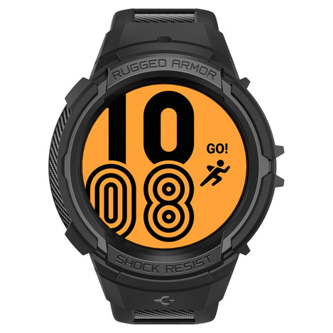 Spigen RUGGED ARMOR „PRO“ Watch UHR 5 PRO (45 MM) SCHWARZ