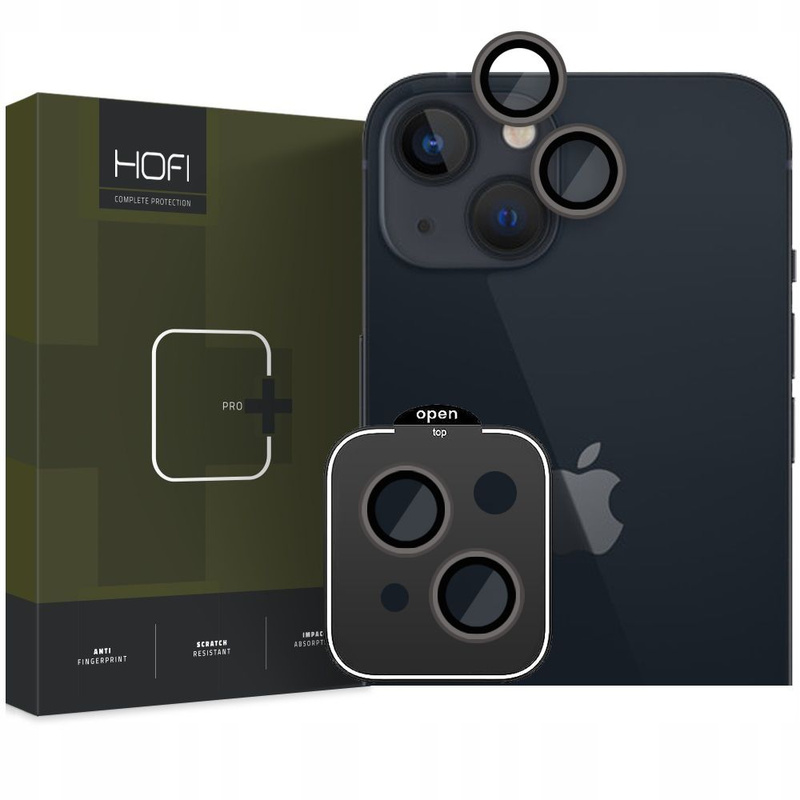 Kameraabdeckung APPLE IPHONE 15 / 15 PLUS HOFI CamRing Pro+ schwarz