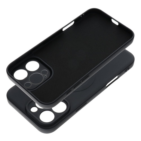 Etui do iPhone 16 Pro Max czarne MagSafe + Szkło na ekran + Szkło na aparat