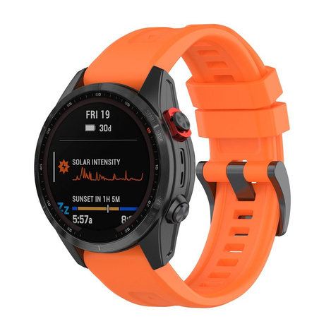 Pasek / opaska do smartwatcha Garmin FENIX 3 / 3HR / 5X / 6X / 6X PRO / 7X / 7X PRO pomarańcz (8)