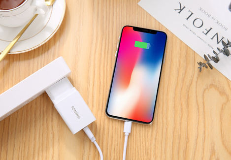 Foneng Ładowarka sieciowa K300 - USB - 18W 3A biała