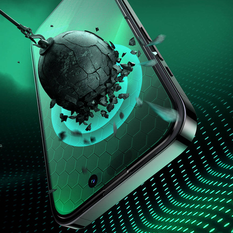 Joyroom Knight Green Glass für iPhone 14 mit Vollbild-Anti-Blaulichtfilter (JR-G01)