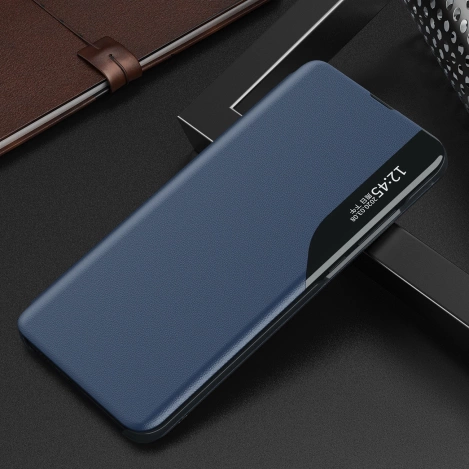 Eco Leather View Case Samsung Galaxy S25 Blue