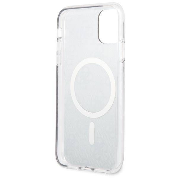 Guess GUHMN61H4STW iPhone 11 6.1" braun/braun Hardcase 4G MagSafe