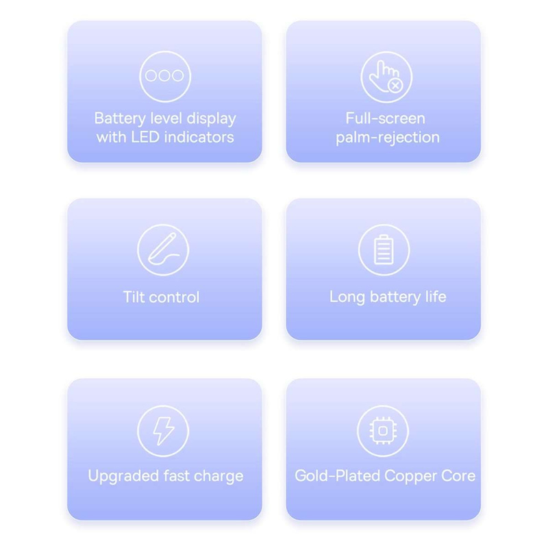 Active stylus for iPad Baseus Smooth Writing 2 SXBC060402 - white